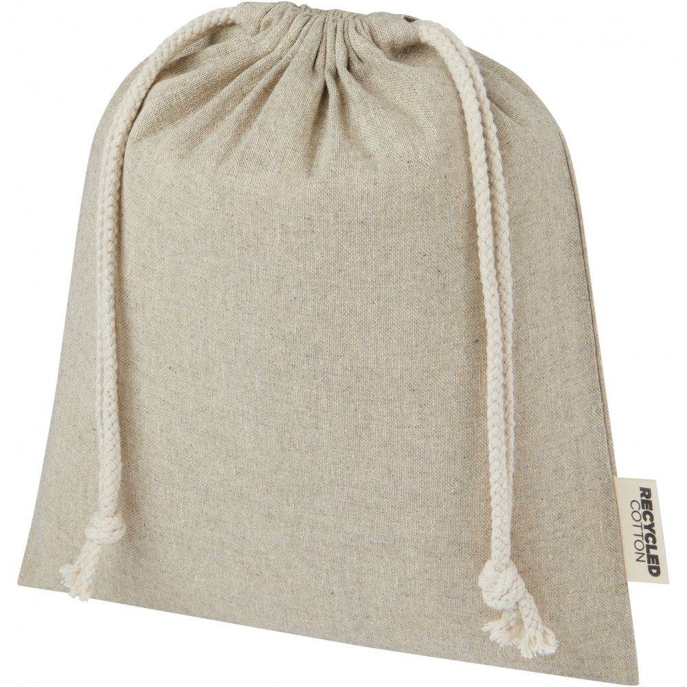 Logotrade promotional gift picture of: Pheebs 150 g/m² GRS recycled cotton gift bag medium 1.5L