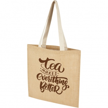 Logo trade promotional products image of: Juta 300 g/m² jute tote bag 7L