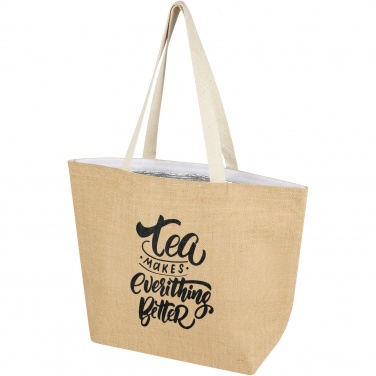 Logotrade promotional products photo of: Juta 300 g/m² jute cooler tote bag 12L