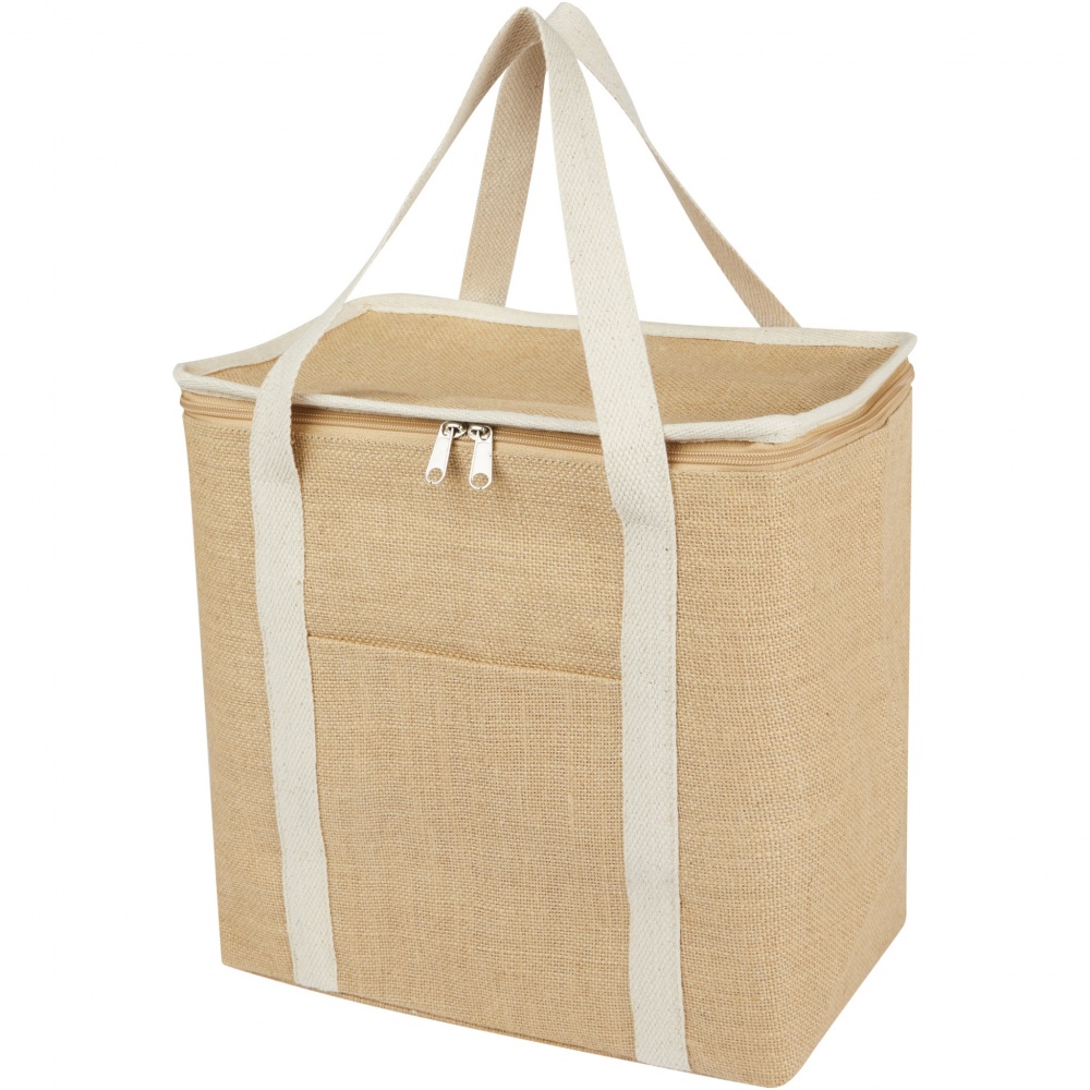 Logo trade promotional product photo of: Juta 300 g/m² jute cooler bag 19L
