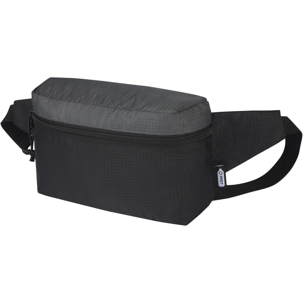 Logo trade corporate gifts image of: Trailhead GRS recycled lightweight fanny pack 2.5L