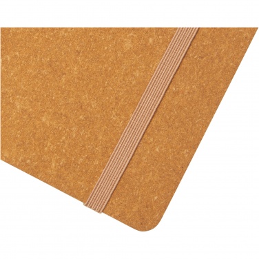 Logo trade advertising products picture of: Kilau recycled leather notebook 