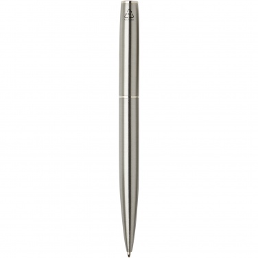 Logo trade promotional merchandise photo of: Didimis recycled stainless steel ballpoint and rollerball pen set
