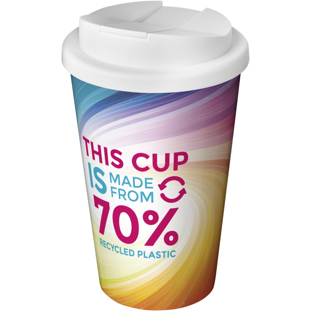 Logo trade promotional giveaway photo of: Brite-Americano® Eco 350 ml spill-proof insulated tumbler