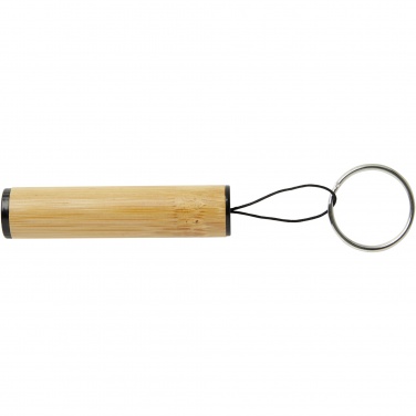 Logo trade advertising products picture of: Cane bamboo key ring with light