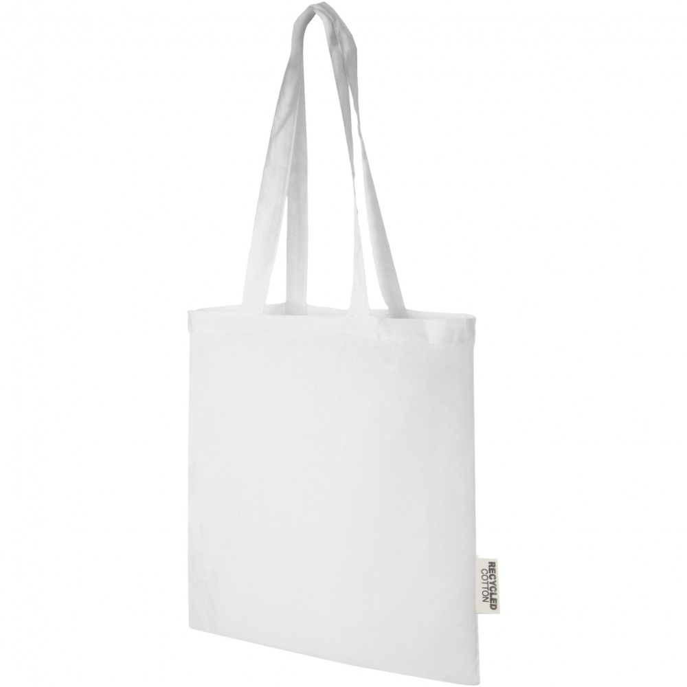 Logotrade business gifts photo of: Madras 140 g/m2 GRS recycled cotton tote bag 7L