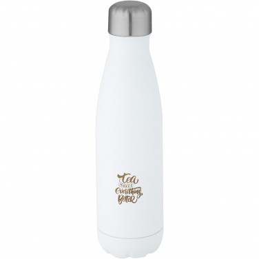 Logo trade corporate gifts picture of: Cove 500 ml RCS certified recycled stainless steel vacuum insulated bottle 