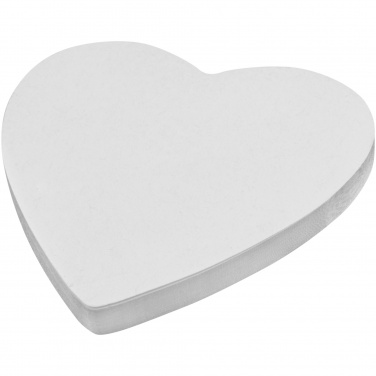 Logotrade promotional gift image of: Sticky-Mate® heart-shaped recycled sticky notes