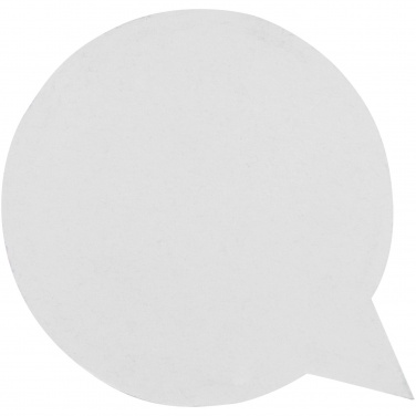 Logo trade promotional items picture of: Sticky-Mate® speech bubble-shaped recycled sticky notes