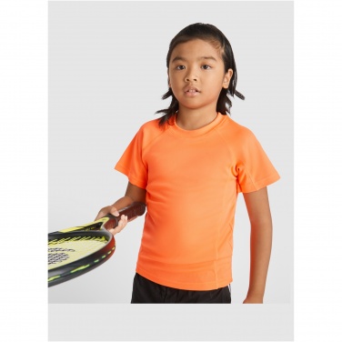 Logo trade corporate gifts image of: Montecarlo short sleeve kids sports t-shirt