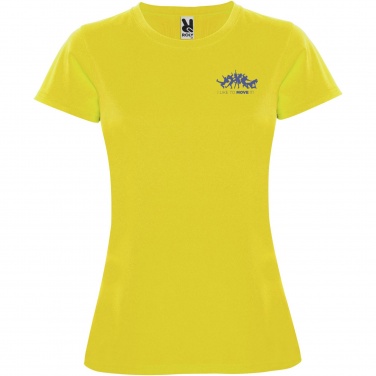 Logo trade corporate gifts image of: Montecarlo short sleeve women's sports t-shirt