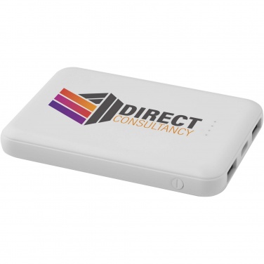 Logo trade promotional giveaways image of: Asama 5000 mAh Type-C recycled plastic power bank