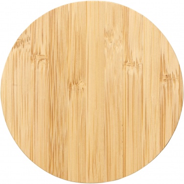 Logo trade business gift photo of: Essence 15W bamboo wireless charging pad