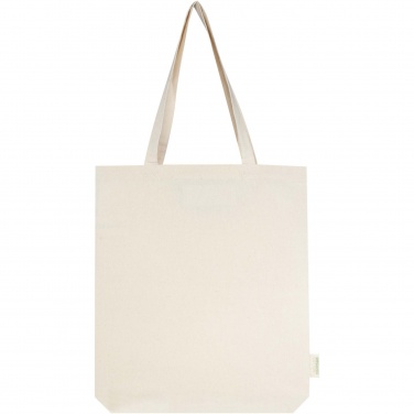 Logo trade business gifts image of: Orissa 180 g/m² organic wide bottom tote bag 11L