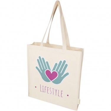 Logo trade promotional products picture of: Orissa 180 g/m² organic full gusset tote bag 14L