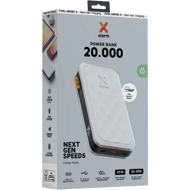 Logo trade promotional giveaways image of: Xtorm FS520 Fuel Series 20.000 mAh 35W power bank