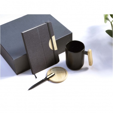 Logo trade promotional products picture of: Laura A5 hard cover notebook and ballpoint pen gift set