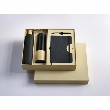 Logo trade business gift photo of: Carmen A5 hard cover notebook and ballpoint pen gift set