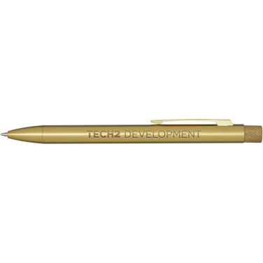Logotrade advertising product picture of: Beatriz recycled brass ballpoint pen