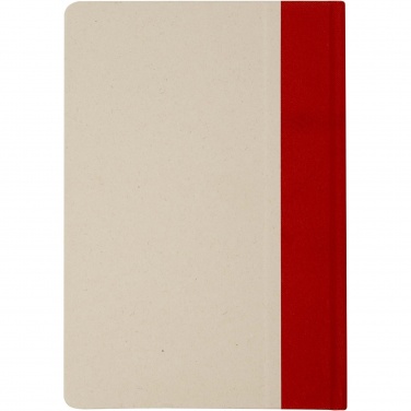 Logo trade promotional giveaway photo of: Liliana A5 sugar cane plastic hard cover notebook