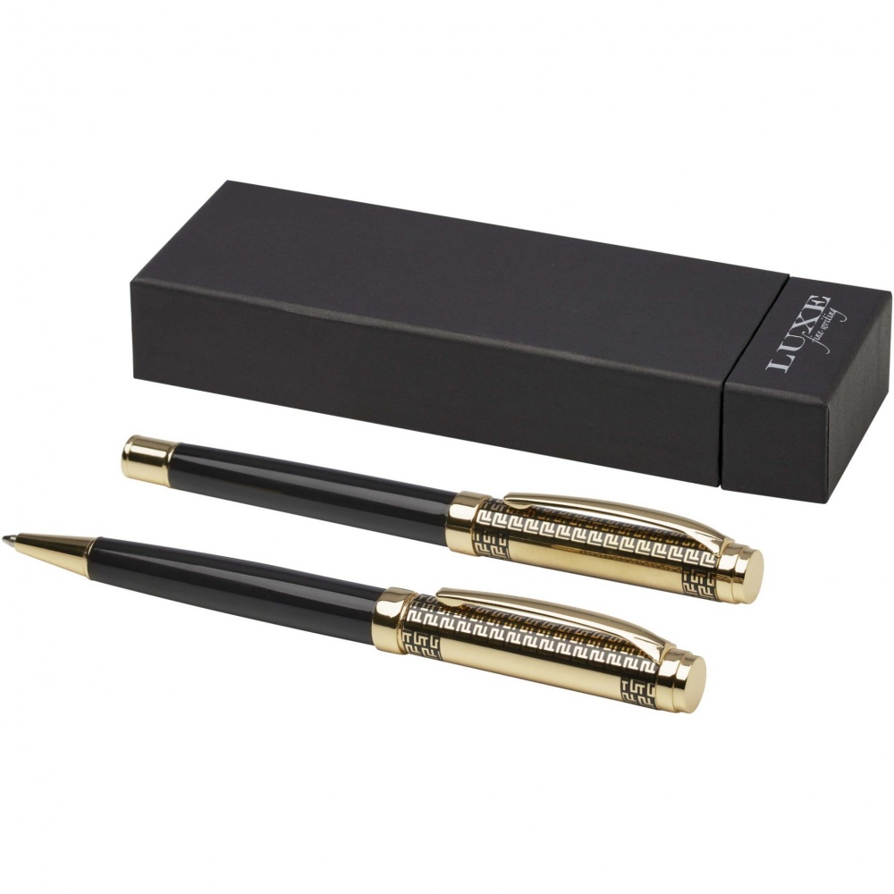 Logotrade promotional giveaway image of: Legato ballpoint and rollerball pen set