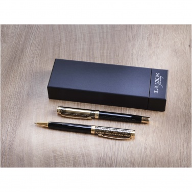 Logotrade promotional merchandise photo of: Legato ballpoint and rollerball pen set