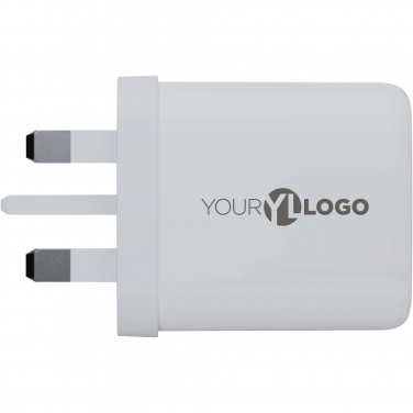 Logotrade promotional giveaways photo of: Xtorm XEC067G GaN² Ultra 67W wall charger - UK plug