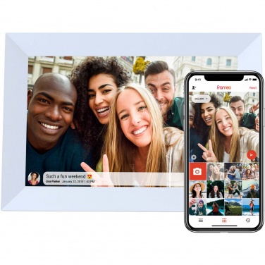 Logotrade promotional giveaway image of: Prixton Prado 10" Frameo wifi digital photo frame