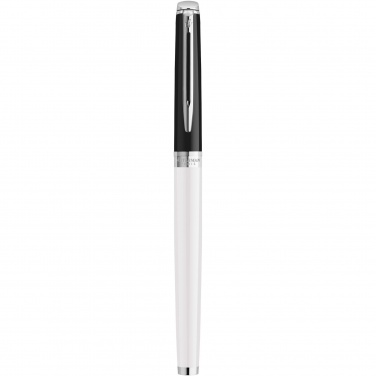 Logo trade business gifts image of: Hemisphere colour blocking rollerball pen with palladium trim