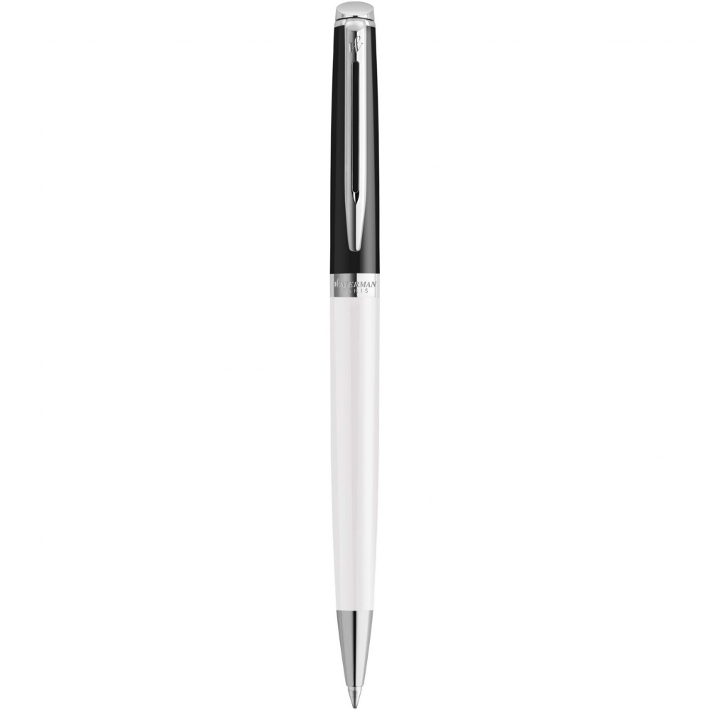 Logotrade promotional items photo of: Hemisphere colour blocking ballpoint pen with palladium trim