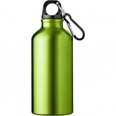 Logotrade corporate gifts photo of: Oregon 400 ml aluminium water bottle with carabiner