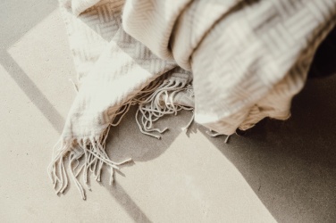 Logo trade promotional merchandise image of: VINGA Lenox blanket