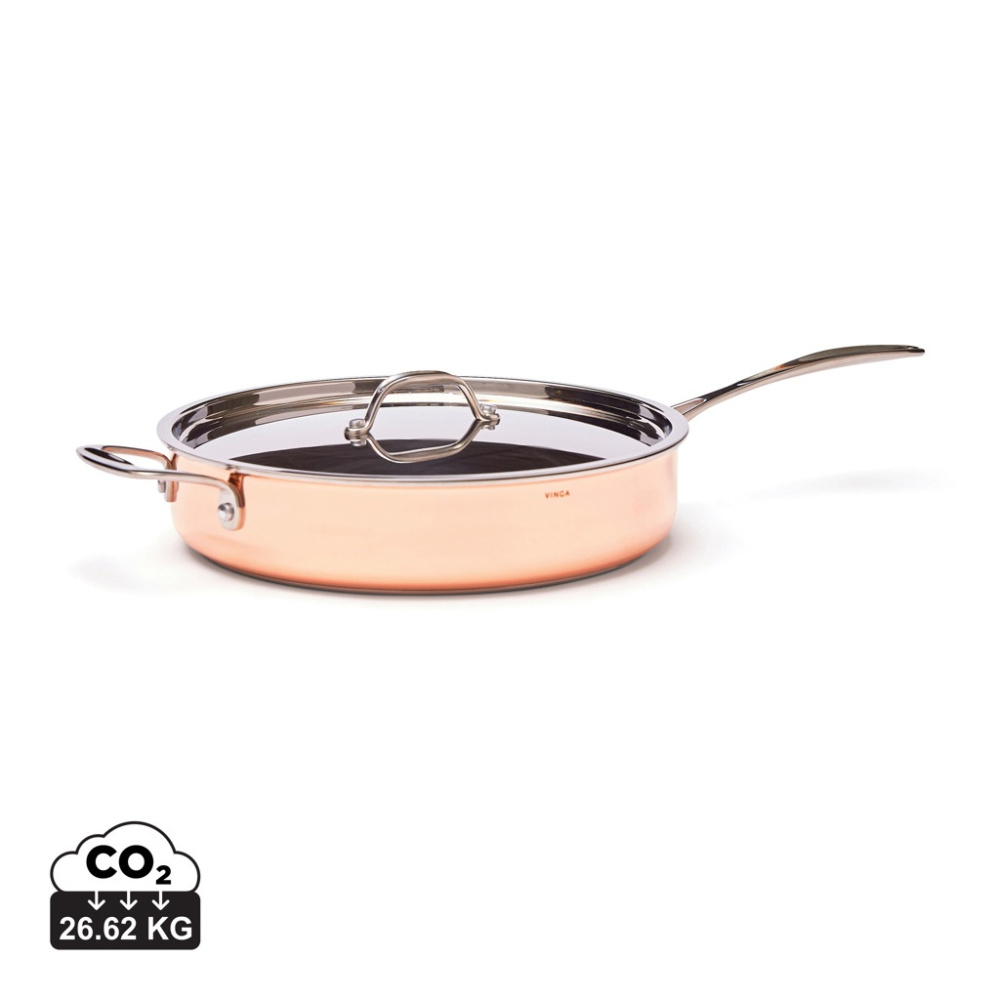 Logo trade business gifts image of: VINGA Baron copper sauté pan