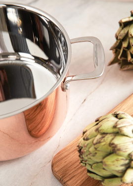 Logo trade advertising products picture of: VINGA Baron copper saucepan