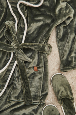 Logotrade advertising product image of: VINGA Louis luxury plush GRS RPET robe size S-M