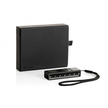 Logo trade promotional merchandise photo of: Gear X RCS recycled aluminum 30 metre laser measure