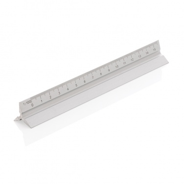 Logotrade advertising products photo of: 15cm. Aluminum triangular ruler