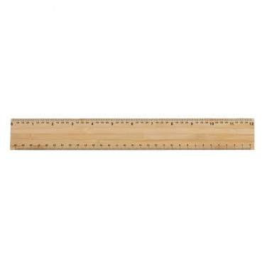 Logotrade promotional merchandise image of: Timberson extra thick 30cm double sided bamboo ruler