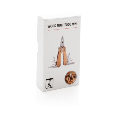 Logotrade promotional products photo of: Wood multitool mini