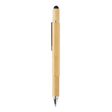 Logo trade promotional products picture of: Bamboo 5-in-1 toolpen