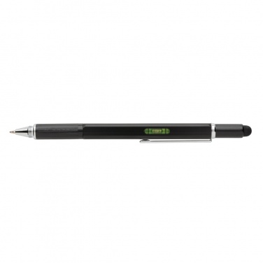 Logo trade promotional giveaways picture of: 5-in-1 aluminium toolpen