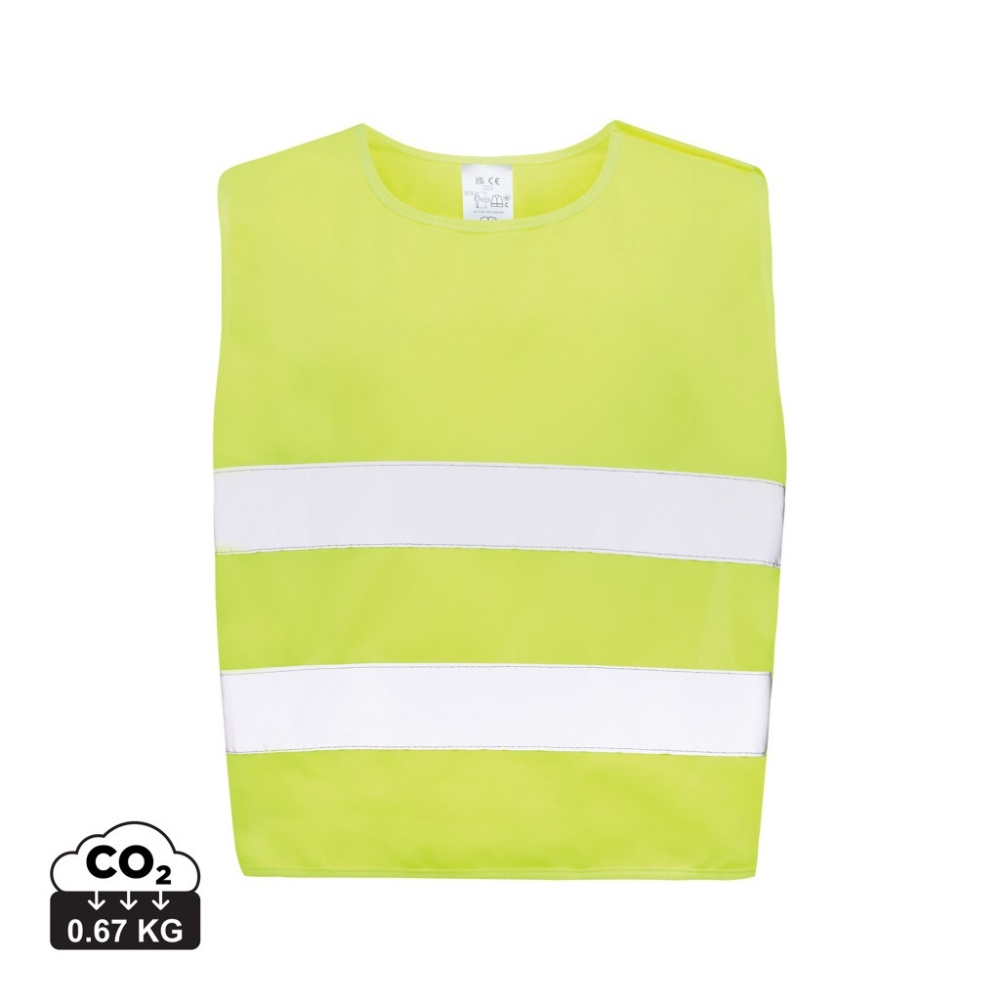 Logotrade promotional product image of: GRS recycled PET high-visibility safety vest 3-6 years