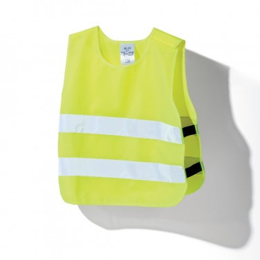 Logotrade promotional items photo of: GRS recycled PET high-visibility safety vest 3-6 years