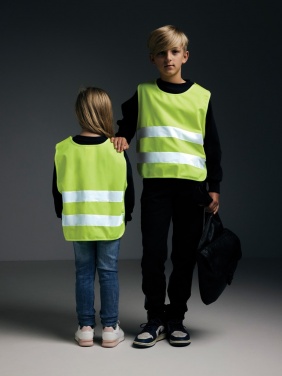Logo trade promotional product photo of: GRS recycled PET high-visibility safety vest 3-6 years