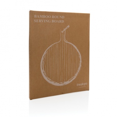 Logotrade promotional product picture of: Ukiyo bamboo round serving board