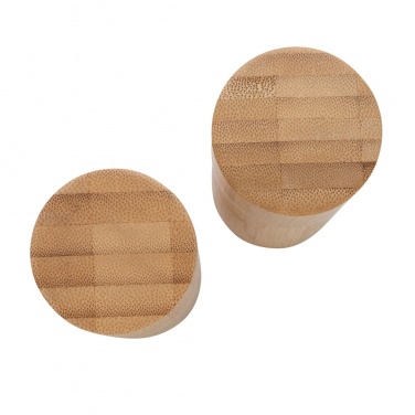 Logo trade promotional product photo of: Ukiyo bamboo salt and pepper mill set