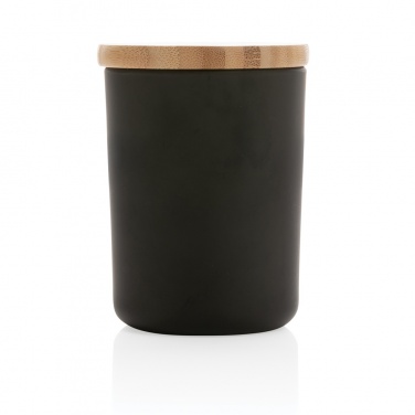 Logotrade promotional item picture of: Ukiyo deluxe scented candle with bamboo lid