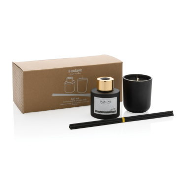 Logo trade promotional merchandise photo of: Ukiyo candle and fragrance sticks gift set