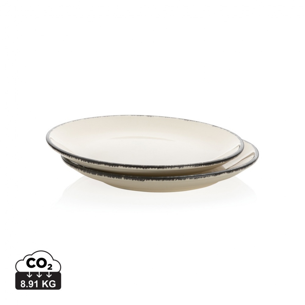 Logo trade corporate gifts picture of: Ukiyo dinner plate set of 2
