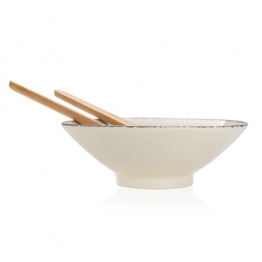 Logotrade promotional giveaway image of: Ukiyo salad bowl with bamboo salad server
